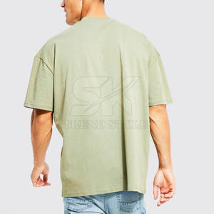 Camiseta Lisa Extra Grande Personalizada 100% Algodón para Hombre, Camiseta Extra Grande Resistente para Adultos - Product Image 2