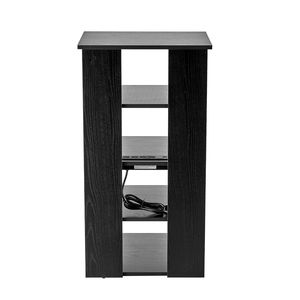 Stand Audio-Video in legno a 5 livelli per lettori DVD/decoder via cavo/console di gioco supporto regolabile in altezza - Product Image 1