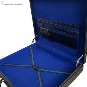 Custom Storage Leather Masonic Regalia Hard Case Eco-Friendly Durable Magnet Logo <b>Briefcase</b> Unisex Wholesale Price - Product Image 6