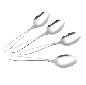 Ensemble de 6 couverts de table en acier inoxydable poli miroir, épais, pour banquets et réceptions - Product Image 3