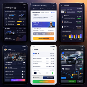 โซลูชันการบำรุงรักษารถยนต์แบบดิจิทัลพร้อมแอปพลิเคชันมือถือ การติดตามบริการแบบเรียลไทม์ และการจัดการโรงรถอัจฉริยะ - Product Image 3