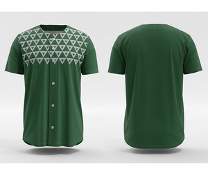 เสื้อเบสบอลทีมแบบสั่งทำพิเศษ พิมพ์ลายแบบซับลิเมชั่น |   ชุดเบสบอลทีมพร้อมโลโก้และหมายเลขแบบกำหนดเอง |   โพลีเอสเตอร์ที่ระบายอากาศได้ดี - Product Image 5