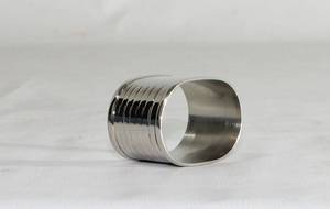 Anillo de Servilleta Metálico Estilo Coreano con Acabado Plateado, Suministros para Eventos, Diseños Personalizables y Anillos de Servilleta Duraderos para Restaurantes, Ideales para Regalos - Product Image 3