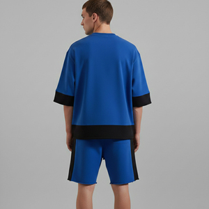 Offre Spéciale – Ensemble Short Homme Personnalisé avec Logo Imprimé – Coton Écologique Respirant à Séchage Rapide – Style Décontracté Urbain Deux Pièces pour l'Été - Product Image 6