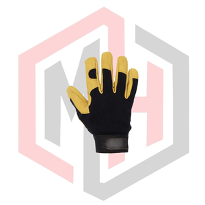 Gants de jardinage en acrylique et cuir TPR 11 oz, anti-vibration, résistants aux chocs, imperméables, résistants à la chaleur, sans poudre, pour la protection sportive - Product Image 3