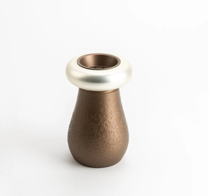 Quemador de Incienso de Metal Plateado con Base Geométrica Negra, Soporte Aromático Hecho a Mano para Incienso Chino, Uso Durante Todo el Año - Product Image 6