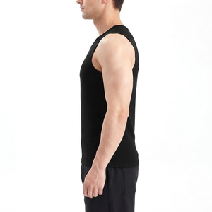 เสื้อกล้ามออกกำลังกายสไตล์สปอร์ต คอกลม สำหรับผู้ชาย เสื้อกล้ามวิ่งขายดี เสื้อกล้ามผู้ชายคุณภาพดีที่สุด บริการ OEM ดีไซน์ล่าสุด - Product Image 4