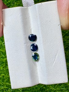 Piedras preciosas de zafiro azul natural sueltas para la fabricación de joyas, anillos, colgantes, pendientes, piedra azul de alta calidad - Product Image 6