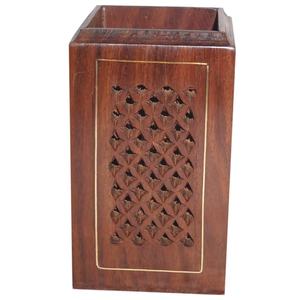 Wooden Pen Tray 2025 <b>Desk</b> <b>Organizer</b> Pen Holder Pen Holder Home Decoration Office Customised Gift Item New Design High Quality - Product Image 2