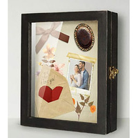 Cadre photo rectangulaire vertical moderne en MDF + PS durable, avec installation sur table, 9,25 x 11,5 x 2,6 pouces