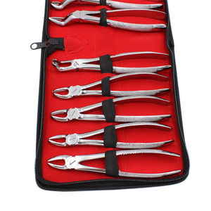 Juego de 10 Pinzas de Extracción Dental Manuales de Acero Inoxidable con Certificación CE, Reutilizables, Mango Ergonómico, 3 Posiciones de Mandíbula - Product Image 2