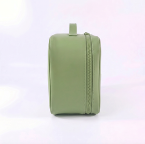 Sac de voyage cosmétique tendance en PVC gaufré, étanche, avec fermeture éclair, grande capacité, à suspendre, dimensions H19xL25xP12cm - Product Image 4
