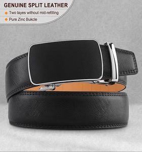 Cinturones de Cuero Genuino Personalizados de Alta Calidad con Hebilla de Trinquete, Cinturones Elegantes para Hombre, Nuevo Diseño, Precios al por Mayor, Logotipo Personalizado 2026 - Product Image 2