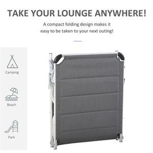 Chaise de plage pliable, chaise longue confortable pour la relaxation - Product Image 6