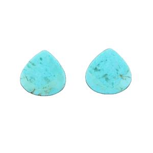 Haute qualité 12mm lisse les deux côtés plat billion forme Kingman Arizona Turquoise calibré pierre précieuse en vrac pour la fabrication de bijoux - Product Image 3