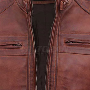 Men Leather <b>Jacket</b> <b>Travel</b> Wear Men Leather <b>Jacket</b> Minimal Style Men Leather <b>Jacket</b> Clean Look Fashion - Product Image 5