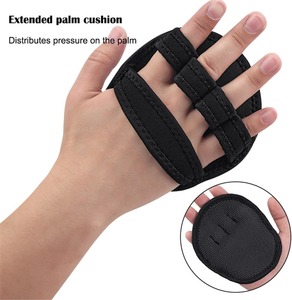 Secure hand support gear <b>weight</b> lifting palm grip for improved grip during pulling routines and strength <b>training</b> use - Product Image 1