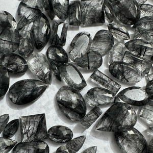 อัญมณีหลวมเจียระไนขนาดธรรมชาติสีดำไม่ซ้ำใครสำหรับดีไซน์เครื่องประดับตามสั่ง - Product Image 2