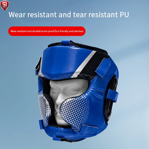 Casco de Boxeo de Cuero Genuino Premium, Protector de Cabeza para Entrenamiento, Sparring y Competencia, Personalizable, Transpirable, de Alta Calidad - Product Image 4
