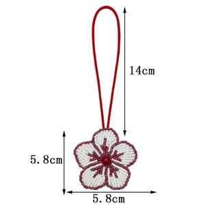 พวงกุญแจพู่สำหรับผู้หญิง จี้ห้อยกระเป๋าแบบลูกปัด เครื่องประดับแบบลูกปัดสำหรับกระเป๋า จี้ห้อยกระเป๋า ลูกปัดทรงกลม กระเป๋าถือผู้หญิง - Product Image 6
