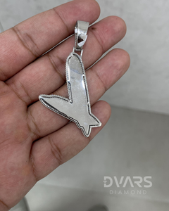 Joyería Hip Hop Personalizada, Colgante de Plata de Ley 925 con Diamantes Moissanite VVS en Forma de Baguette, Colgante con Letra Inicial del Nombre - Product Image 5