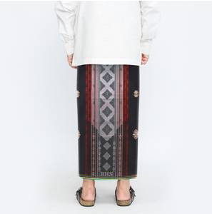 Lungi BHS Sarong Indonesia Clásico Dorado JGF para Adulto - Product Image 5