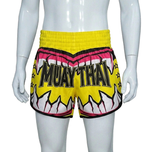 Pantalones Cortos de Muay Thai para Hombre ODM Pro Fighter - Equipo de Kickboxing Ligero con Logotipo Personalizado - Product Image 3