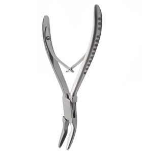 Pinza de corte ortopédica manual de doble acción Beyer Bone Rongeur, de acero inoxidable alemán, acabado Dall, instrumentos quirúrgicos - Product Image 5