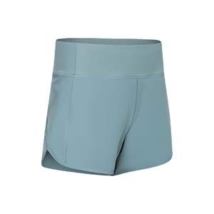 Shorts Deportivos de Algodón para Mujer, Corte Ajustado, Diseño a Cuadros, Suaves, Transpirables, con Bolsillos Laterales Elásticos, Color Liso, Venta al Por Mayor - Product Image 1