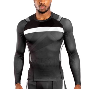 Camiseta Deportiva de Compresión para Hombre, Protección UV, Ligera, de Secado Rápido, para Playa, Surf y Deportes Acuáticos, Venta al Por Mayor - Product Image 1