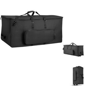 Borsa Leggera per Batteria Elettronica 600D Imbottita con Ruote, Custodia da Viaggio Grande 36.2 X 16.5 X 16.1 Interni per Applicazioni Basso - Product Image 1