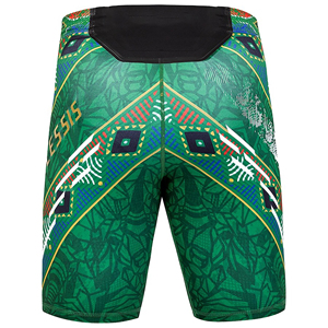 Pantalones Cortos de Muay Thai, Nueva Llegada, Combinación Blanco y Rojo, Transpirables, Ligeros, para Entrenamiento de MMA y Muay Thai - Product Image 4