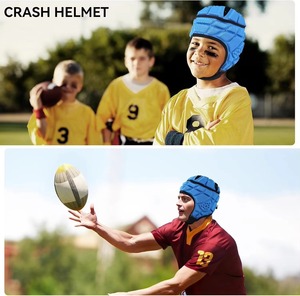 Casques de rugby souples pour jeunes, équipement de protection pour le flag football, casques de rugby pour enfants, équipement de protection sportive pour le football, casques de rugby - Product Image 5