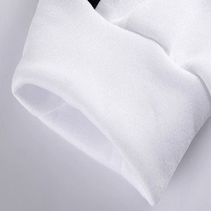 Sudadera con Capucha Blanca para Hombre, Corte Regular, Color Sólido, Informal, Tejida, Manga Larga, Transpirable, para Otoño - Product Image 4