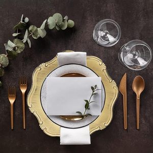 Assiette de Présentation Scintillante : Base Glamour pour Dîner, Idéale pour la Décoration d'Événements de Luxe - Product Image 5
