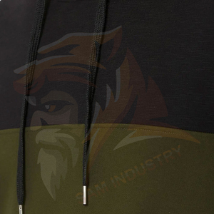 Fabricant professionnel, prix raisonnable, sweat-shirt pour homme, style streetwear, usage décontracté et extérieur, sweat-shirt uni teinté pour homme - Product Image 6