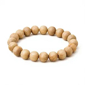 MN Exports - Brazalete de Madera Hecho a Mano, Pulsera de Madera Natural, Estilo Étnico Bohemio Clásico, Joyería de Moda Cristiana para Mujer, Elegante - Product Image 4