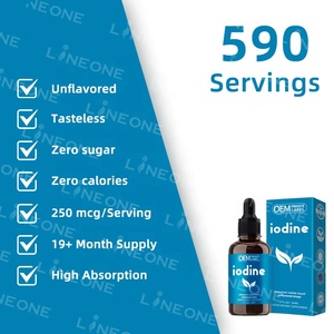 Private Label organico iodio liquido gocce, integratore di iodio puro per la tiroide e il supplemento di energia immunitaria - Product Image 3