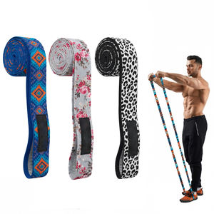 Bandes de résistance longues personnalisables par sublimation pour l'entraînement des hanches, des jambes et des bras - Product Image 1