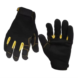 Gants de travail mécaniciens robustes à dextérité améliorée, excellente adhérence, gants de sécurité, idéaux pour les travaux de réparation et l'utilisation par les techniciens - Product Image 1