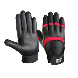 Professional Leather Baseball Batting <b>Gloves</b> for Catcher Split Finger Design Lightweight Non-Slip Durable High Grip Adult Youth - Product Image 5