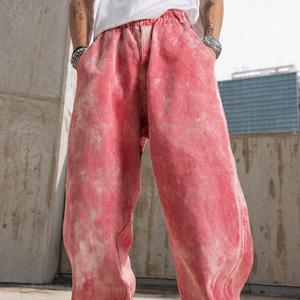 Sudadera con capucha tie-dye lavada estilo streetwear para hombre, moda de invierno, sudaderas con capucha tie-dye para hombre, sudadera con capucha tie-dye lavada de forro polar de 350-400 GSM para hombre - Product Image 5