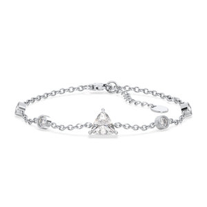 Bracelet chaîne à maillons REYES en argent sterling 925 avec moissanite 1,9 carat pour femme, classique, plaqué or 14 carats, bijoux fins unisexes - Product Image 1