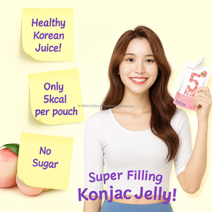 Gomitas de Konjac Sin Azúcar, 5kcal, Bajas en Calorías, Bebida Dietética para Adultos, 20 Sobres, 130g, Snack Saludable para Pérdida de Peso, OEM ODM - Product Image 3