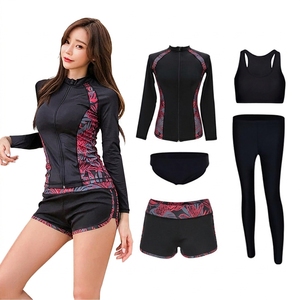 Wholesale Digital Printed <b>Women</b> Short Sleeve Gym Sports Rash Guard UPF 50+ <b>Compression</b> Surfing Yoga T Shirt Quick Dry - Product Image 2