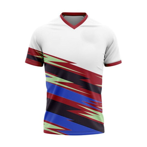 เสื้อฟุตบอลคุณภาพสูง น้ำหนักเบา ปรับแต่งได้เต็มที่ / ชุดกีฬาออกกำลังกาย เสื้อฟุตบอลชายหญิง ไซส์พลัส - Product Image 2