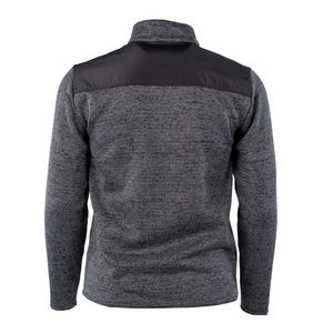 Men's Quarter Zip <b>Mid</b> <b>Layer</b> Jacket In multi Color Contrasted Casual Sportswear For Or Outdoors Wear Zipper Long Sleeve Jacket - Product Image 2