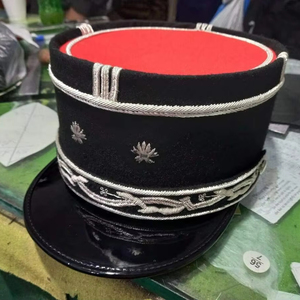 Casquette Képi de pompier français personnalisée, modèle Top Ranking Peak Hat, 100% Coton, Unisexe, pour usage extérieur, Fabriqué au Pakistan, Root Fight Gear - Product Image 1