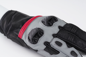 Leather <b>Motorcycle</b> Gloves Custom Cycling Racing Lightweight Full Finger Touchscreen Secure Anti-Slip <b>Grip</b> - Product Image 4