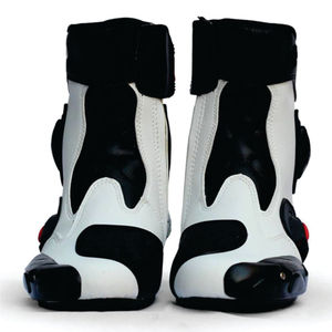 Bottes de moto sur mesure, embout en acier, imperméables, respirantes, en cuir, chaussures de moto pour l'hiver, grande taille, cuir personnalisé - Product Image 2